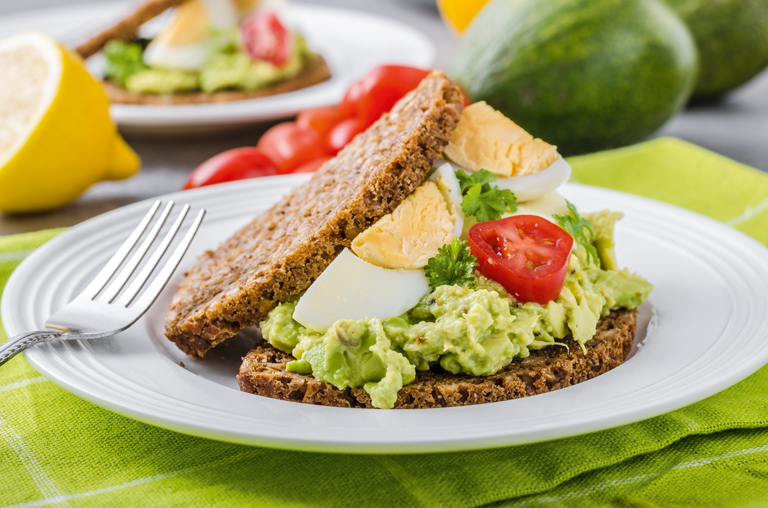 Pausenbrot Ei Avocado