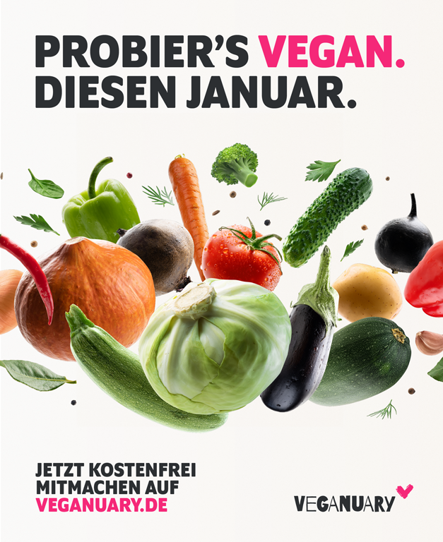 Veganuary Kampagne 2025, Quelle: veganuary.com